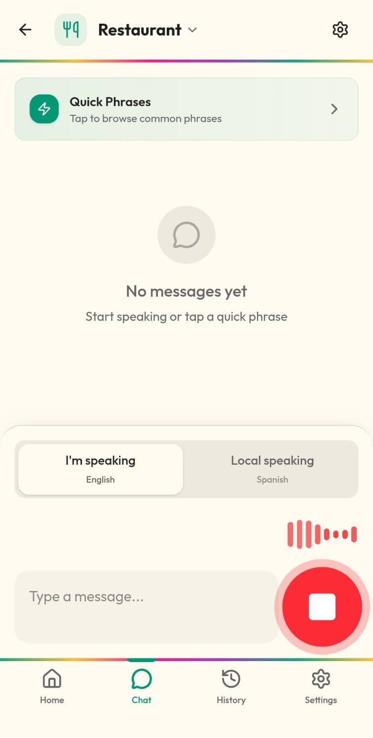 Voice Input UI